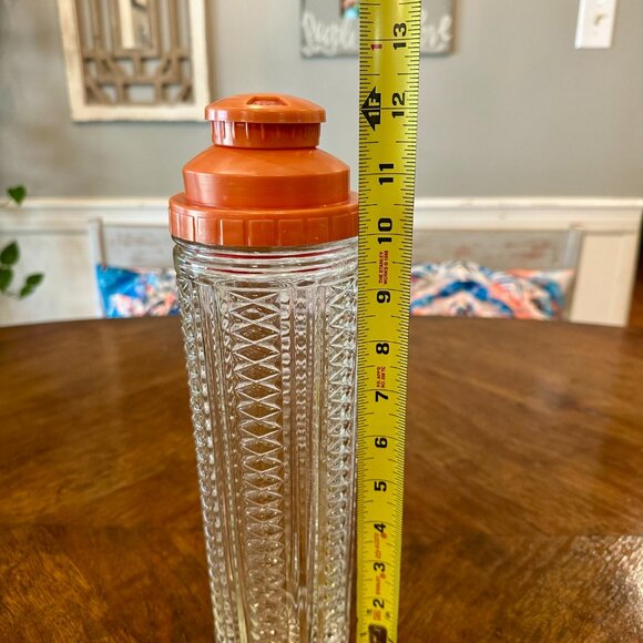 vintage art deco Medco 550 "Dial-a-Drink" skyscraper glass cocktail shaker - Picture 5 of 7